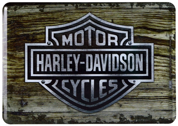Nostalgic Art Blechpostkarte Harley Davidson